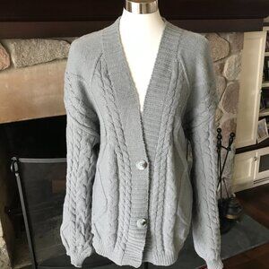 'The Tortured Poets Department' Taylor Swifts Light Blue Cardigan - Size 3XL/4XL